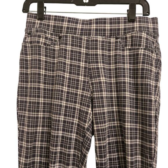 Seven Women’s Plaid Pant Leggings Size M – Stretch Slim Fit Casual Style - Picture 3 of 7
